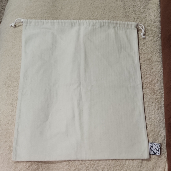Loewe Handbags - Authentic Loewe Canvas Drawstring Dust Bag with Anagram Logo Tag 16" X 18 1/2"